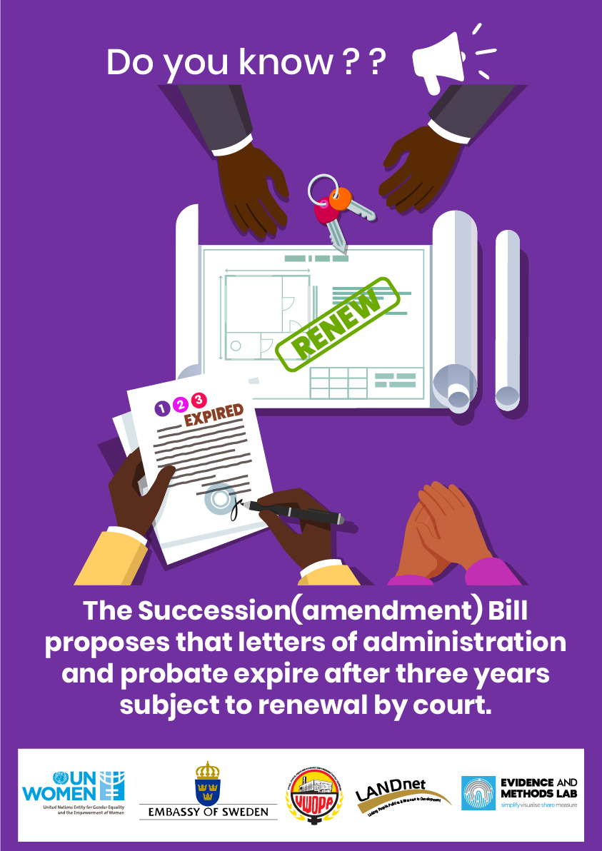 Succession Amendment Bill – Expiry of Letters of Administration