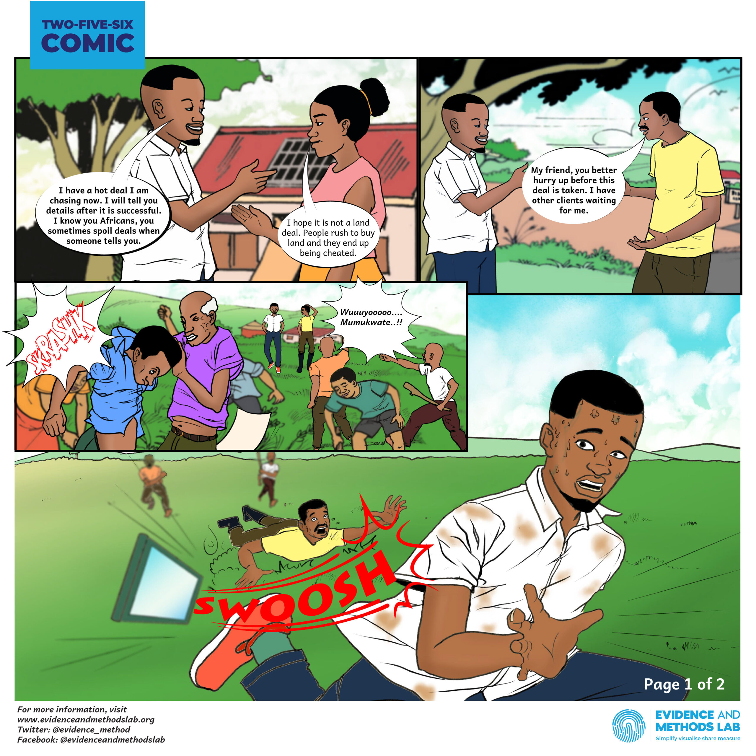 Two-Five-Six Comic: Land Fraud and Scams