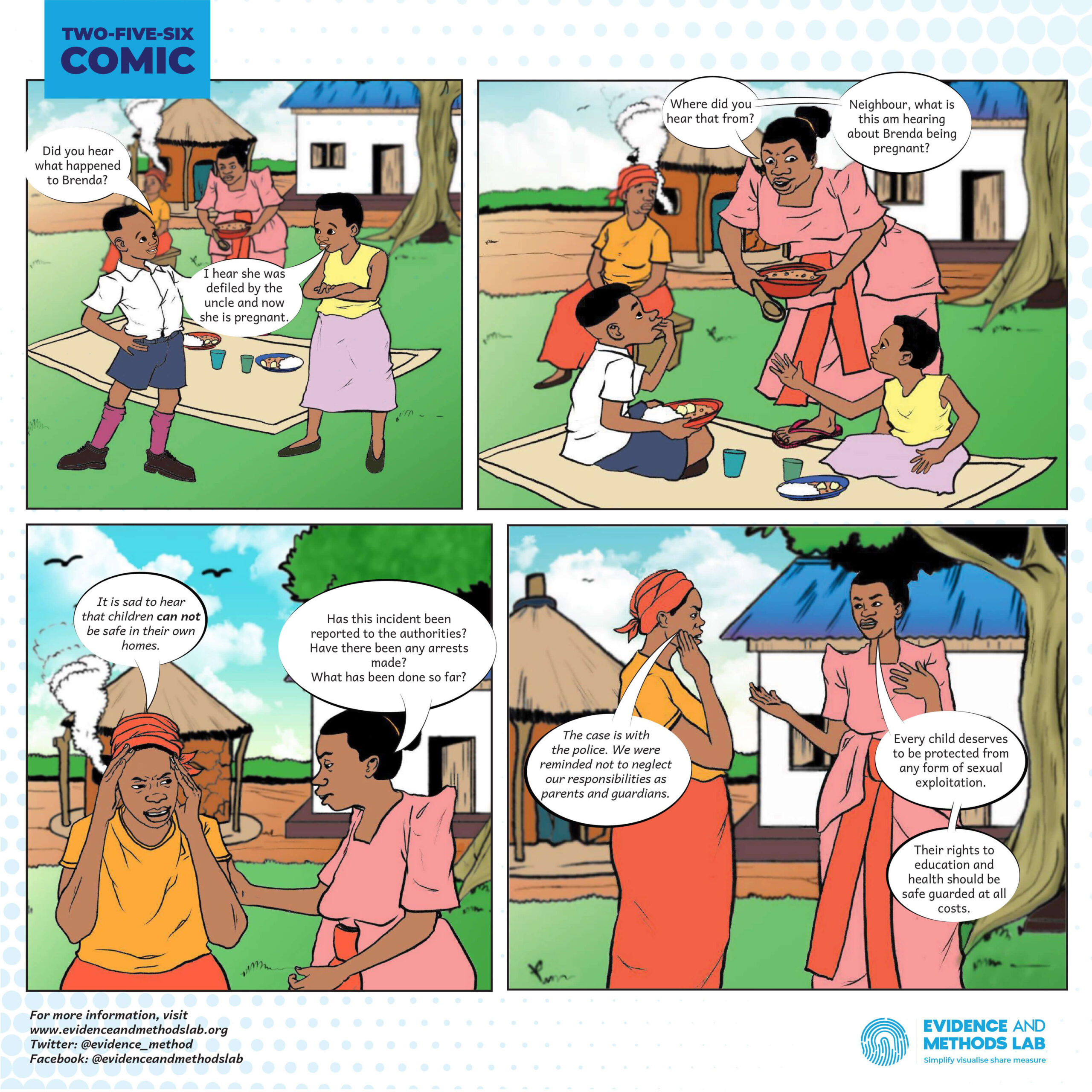 Two-Five-Six Comic: Protecting Children from Sexual Abuse
