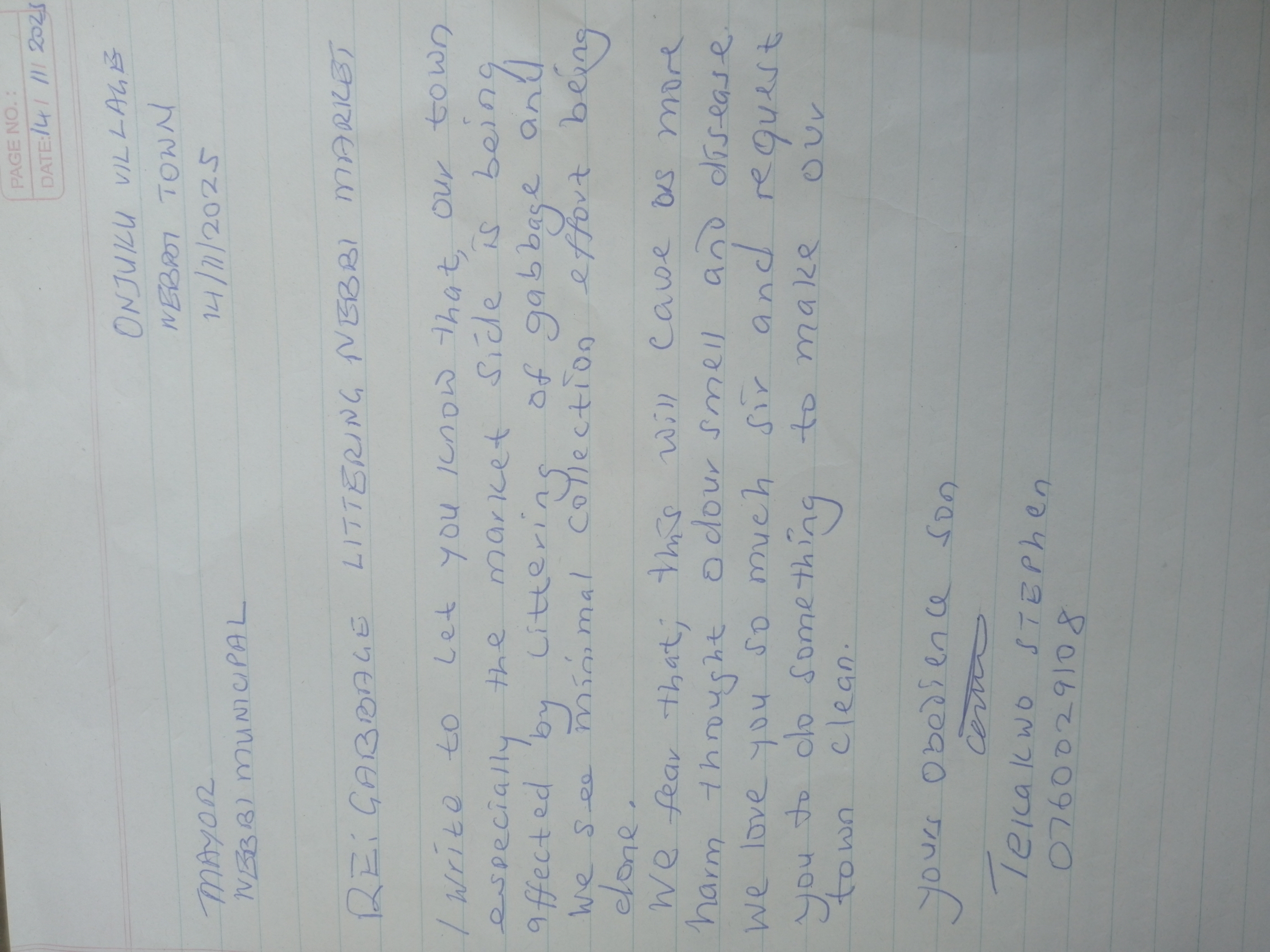 Citizen Letter
