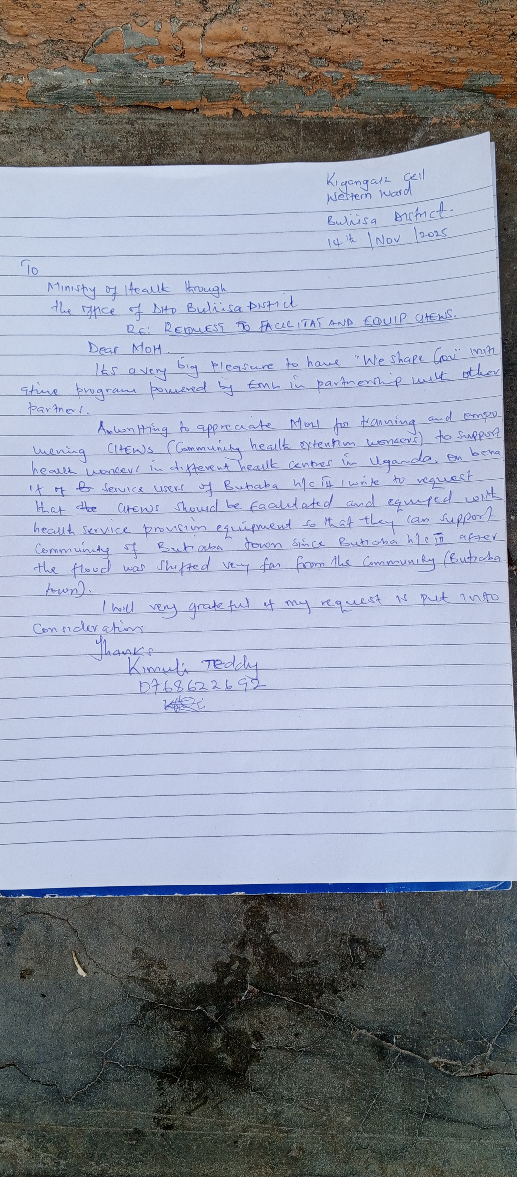 Citizen Letter