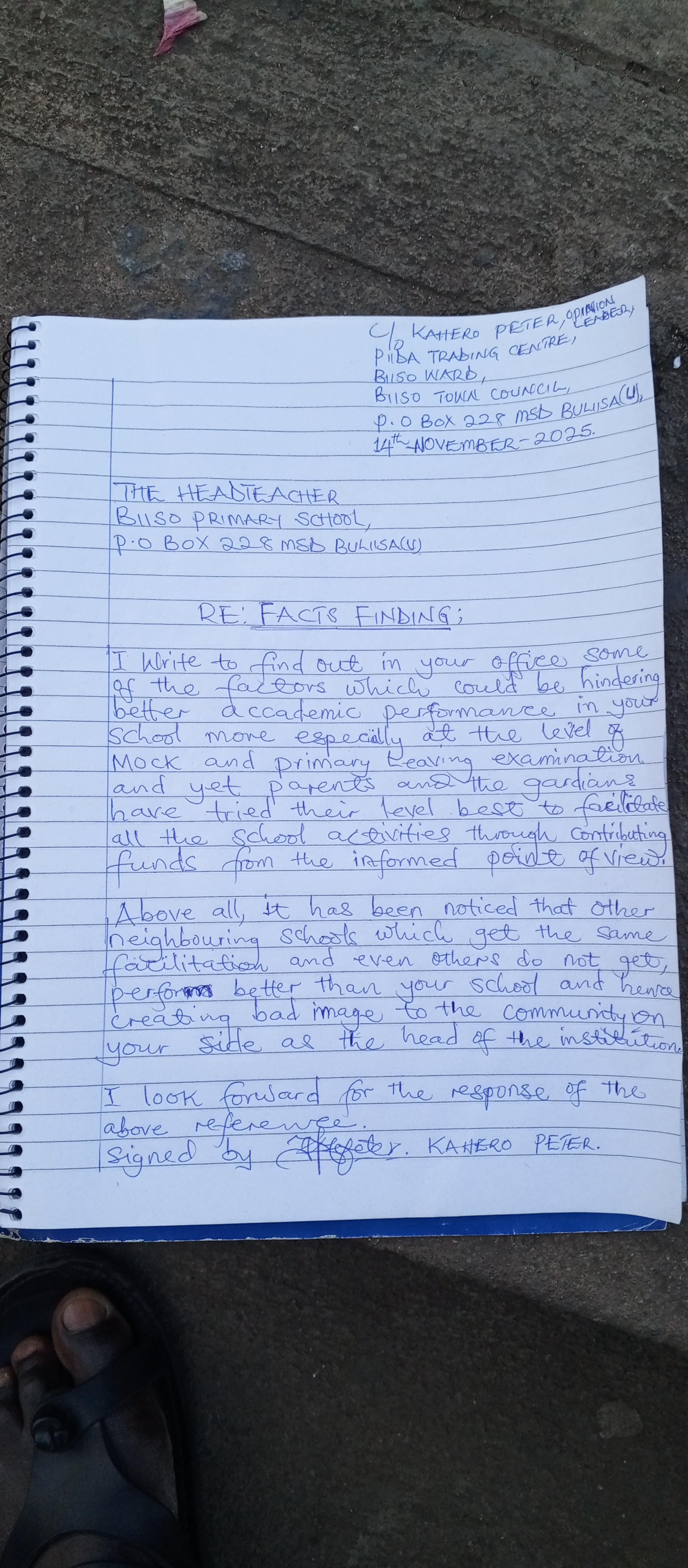 Citizen Letter