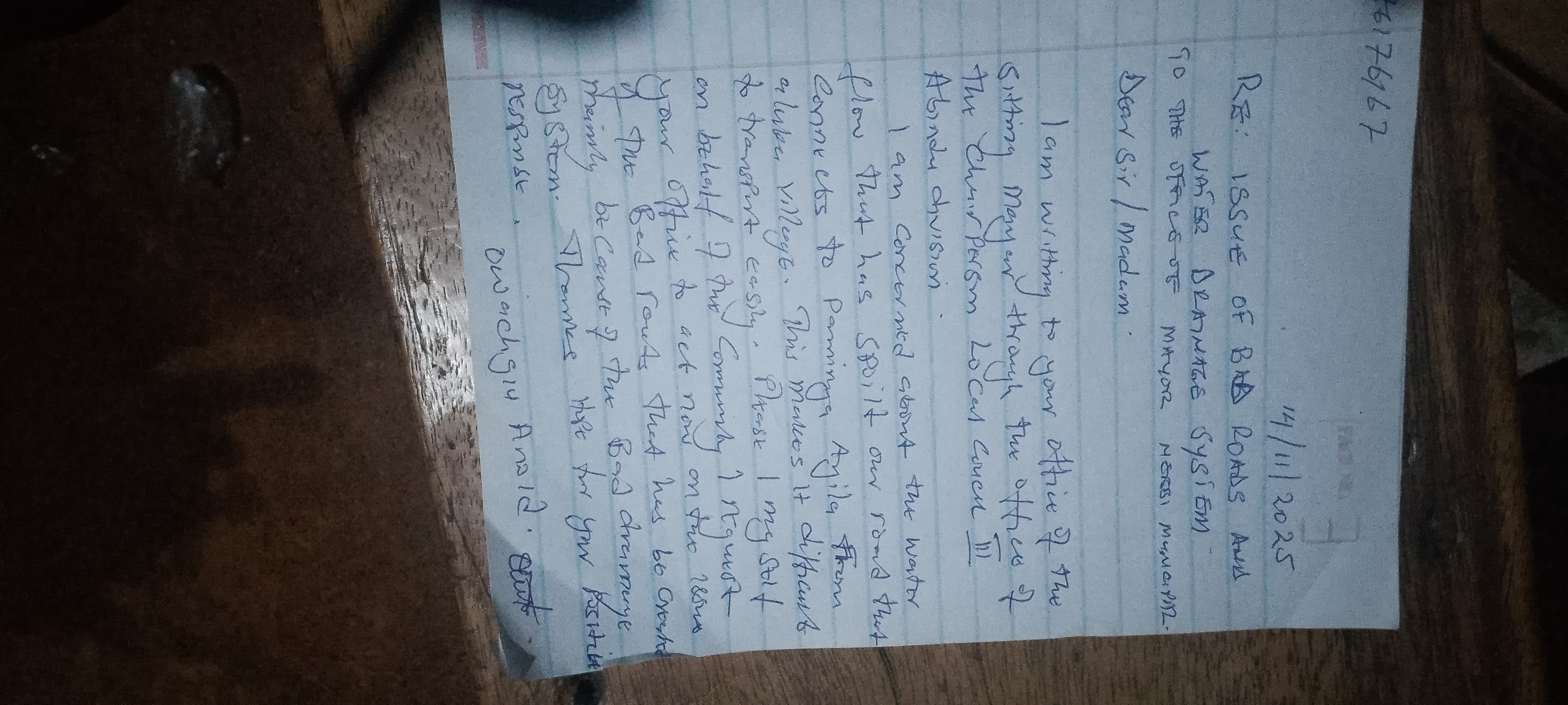 Citizen Letter
