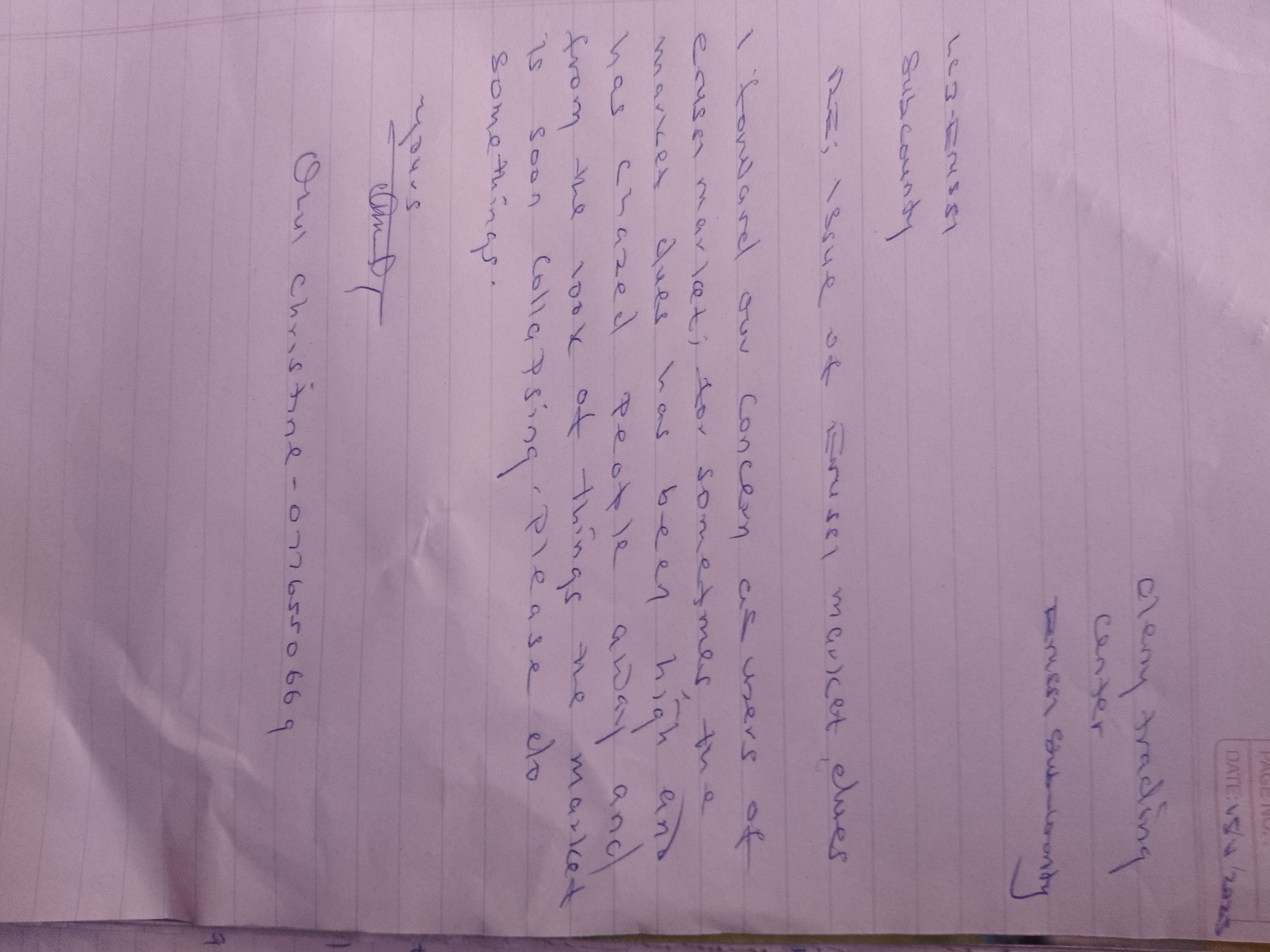 Citizen Letter