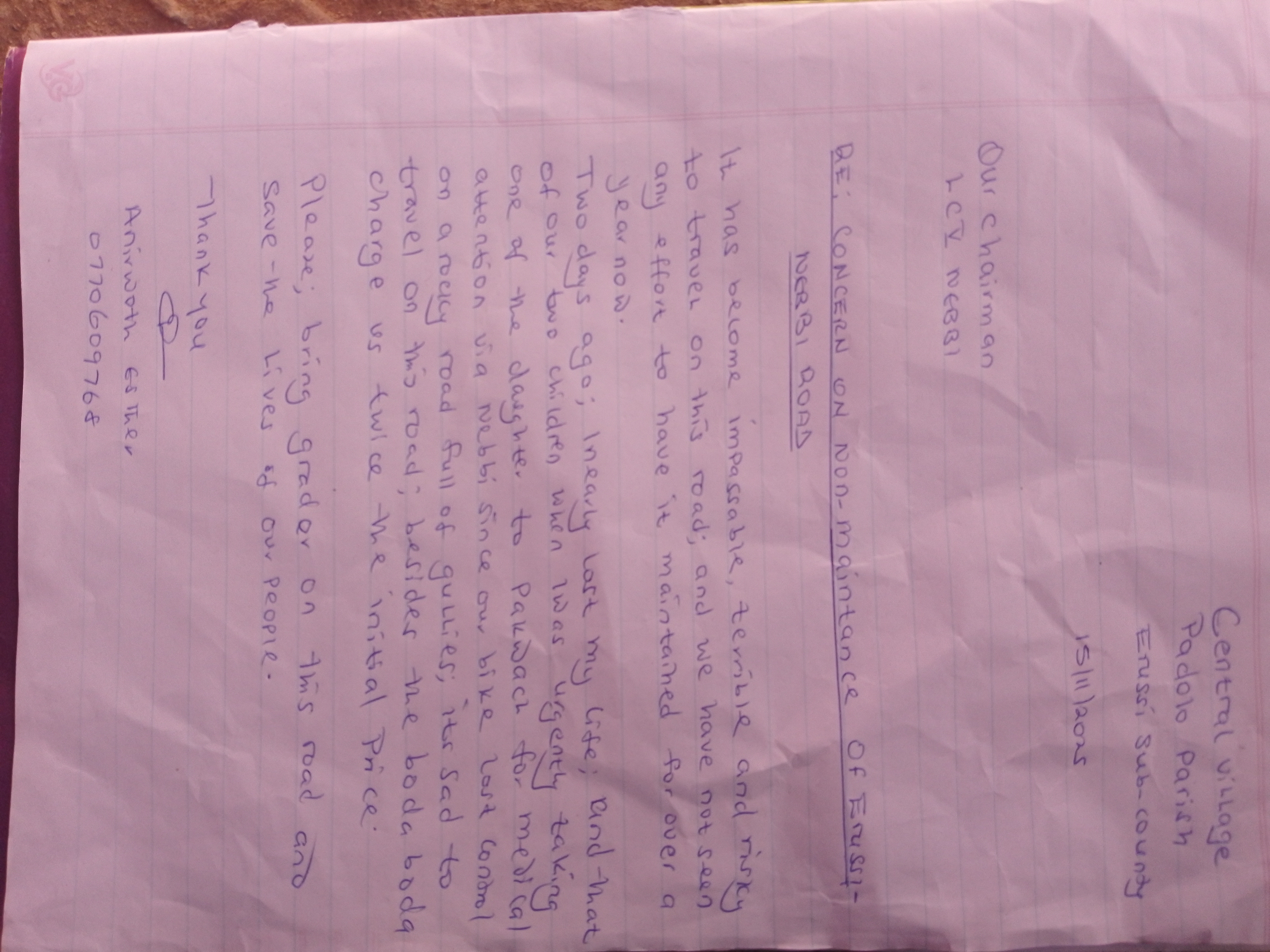 Citizen Letter