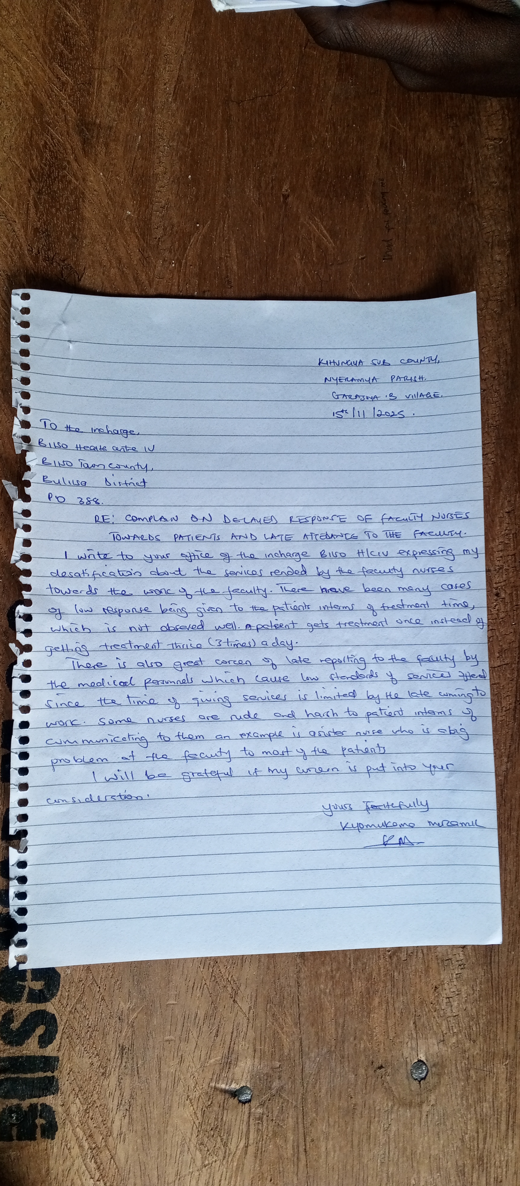 Citizen Letter