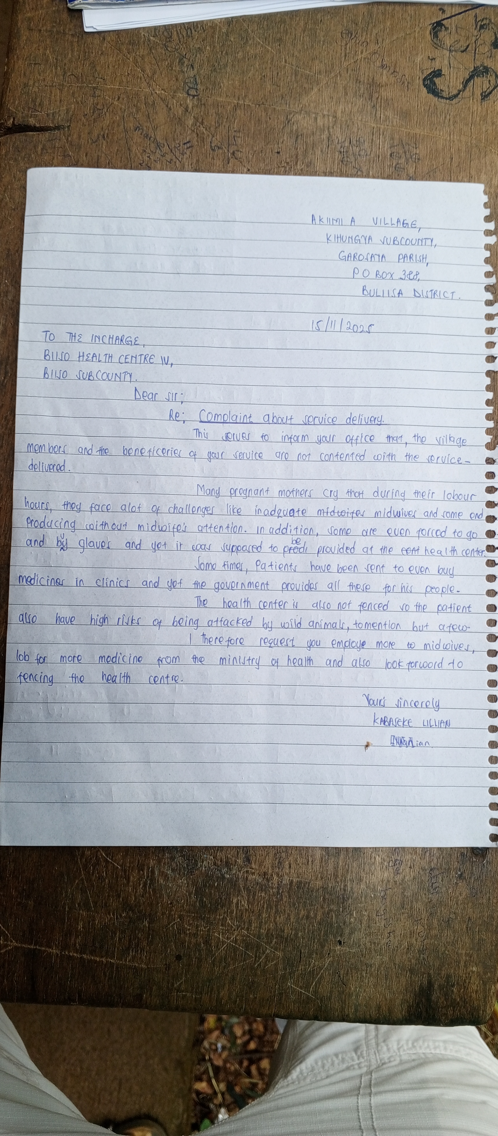 Citizen Letter