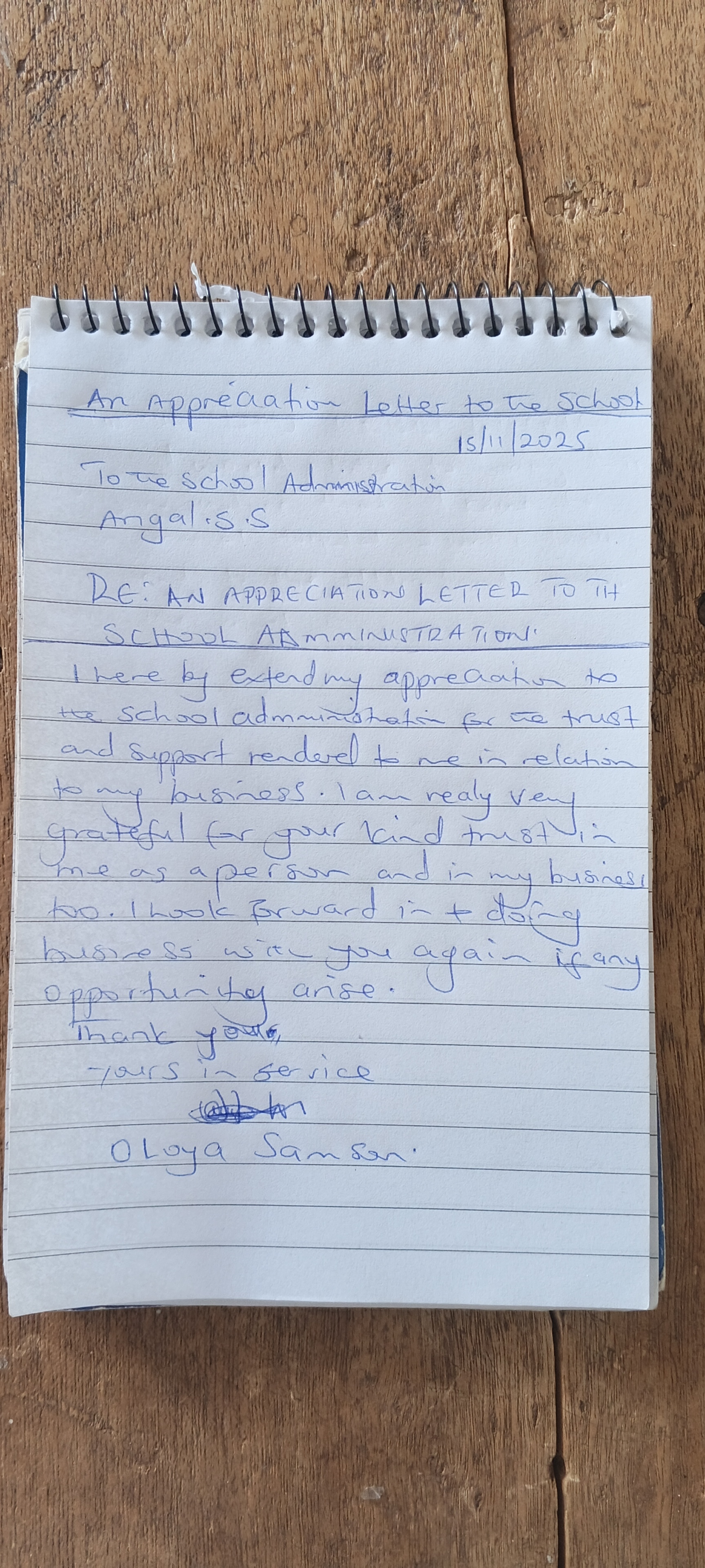 Citizen Letter