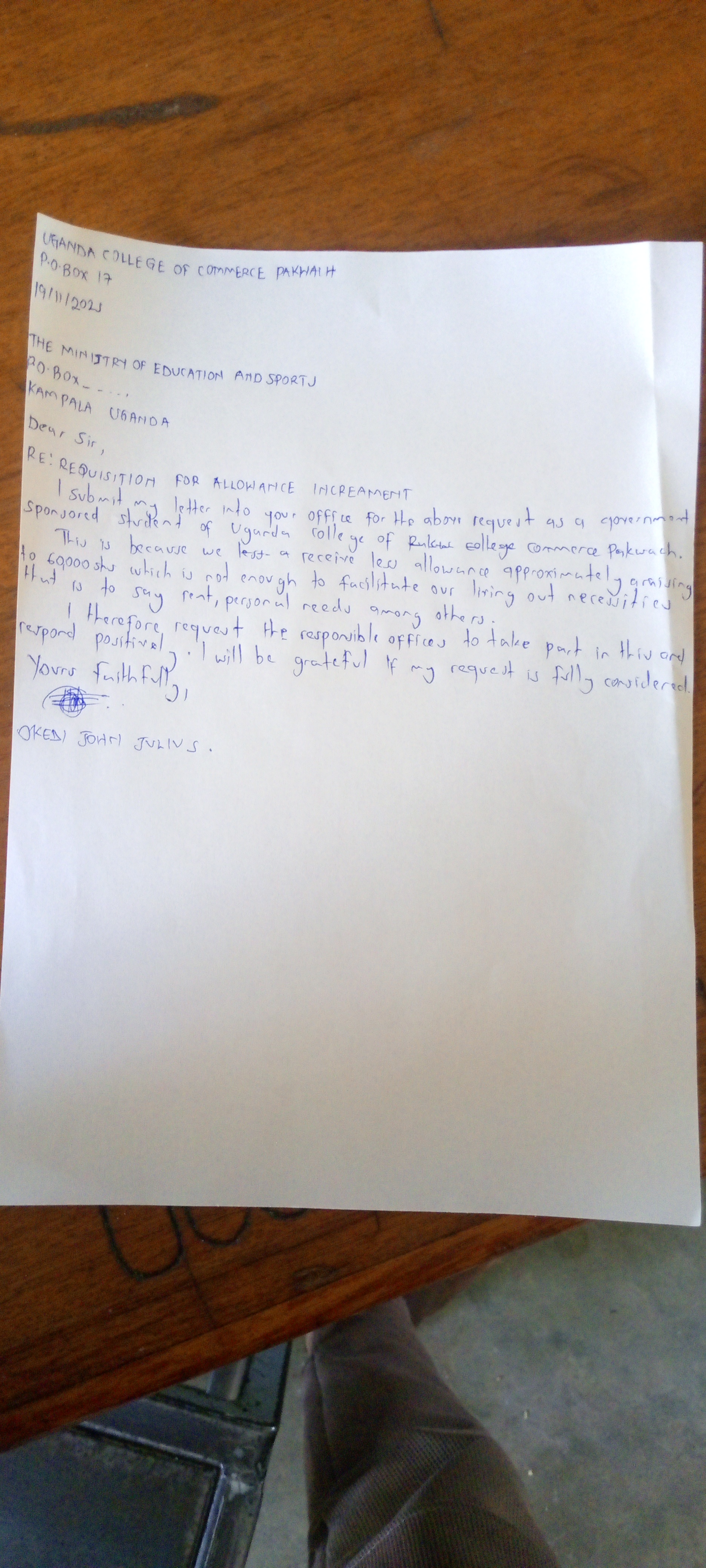 Citizen Letter