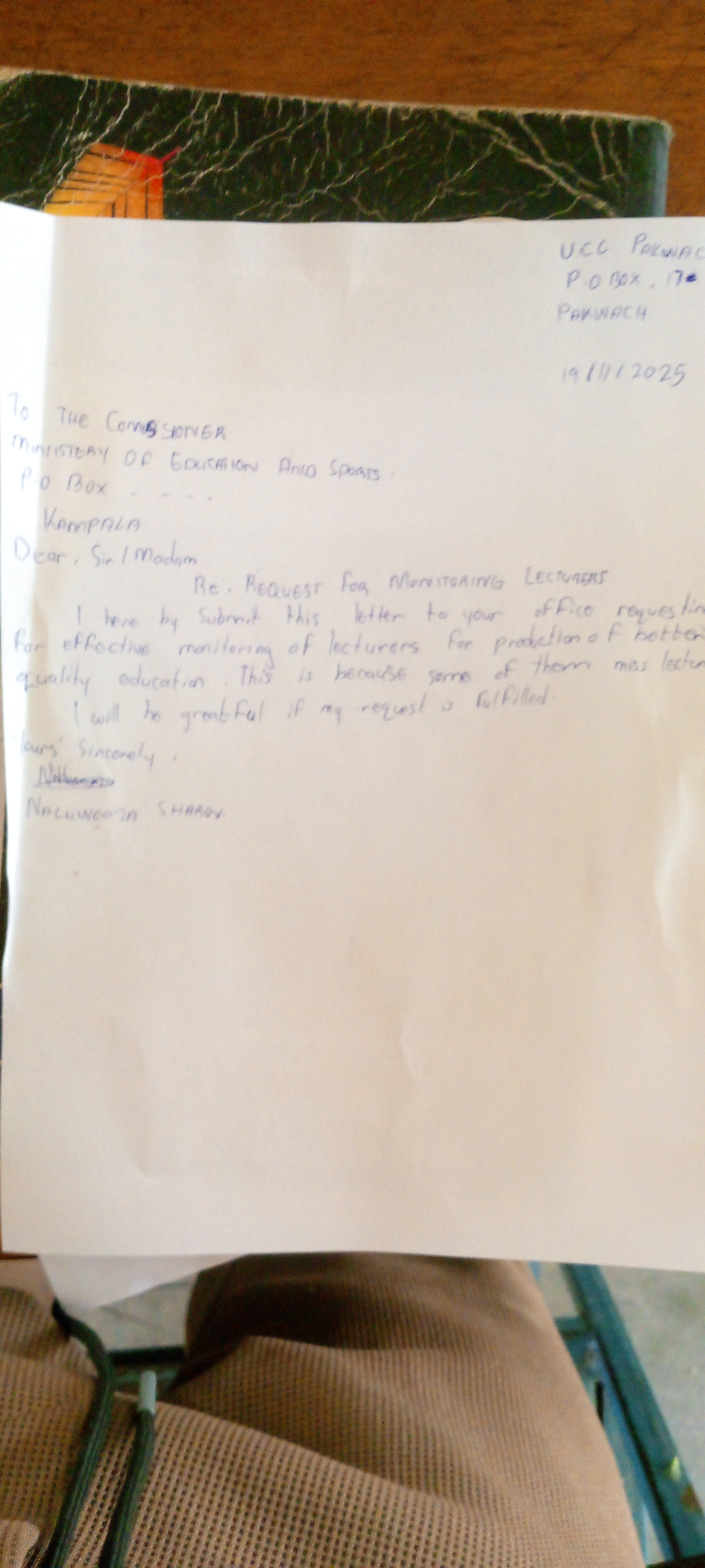 Citizen Letter