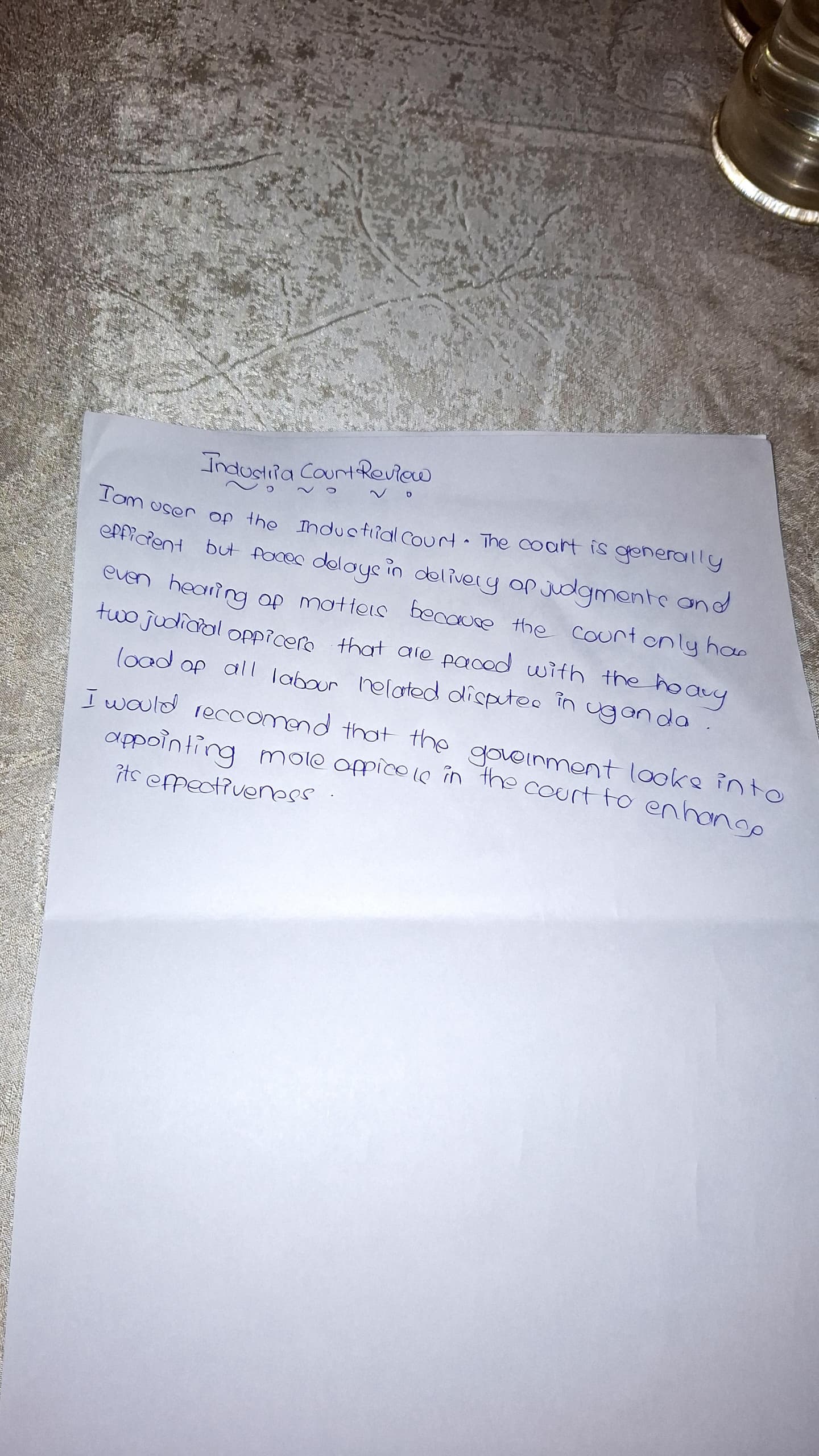 Citizen Letter
