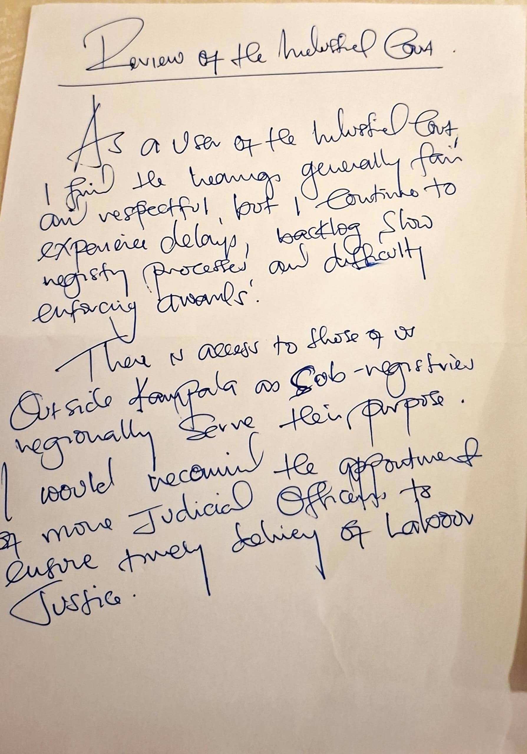 Citizen Letter