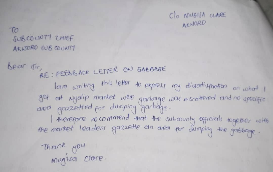 Citizen Letter