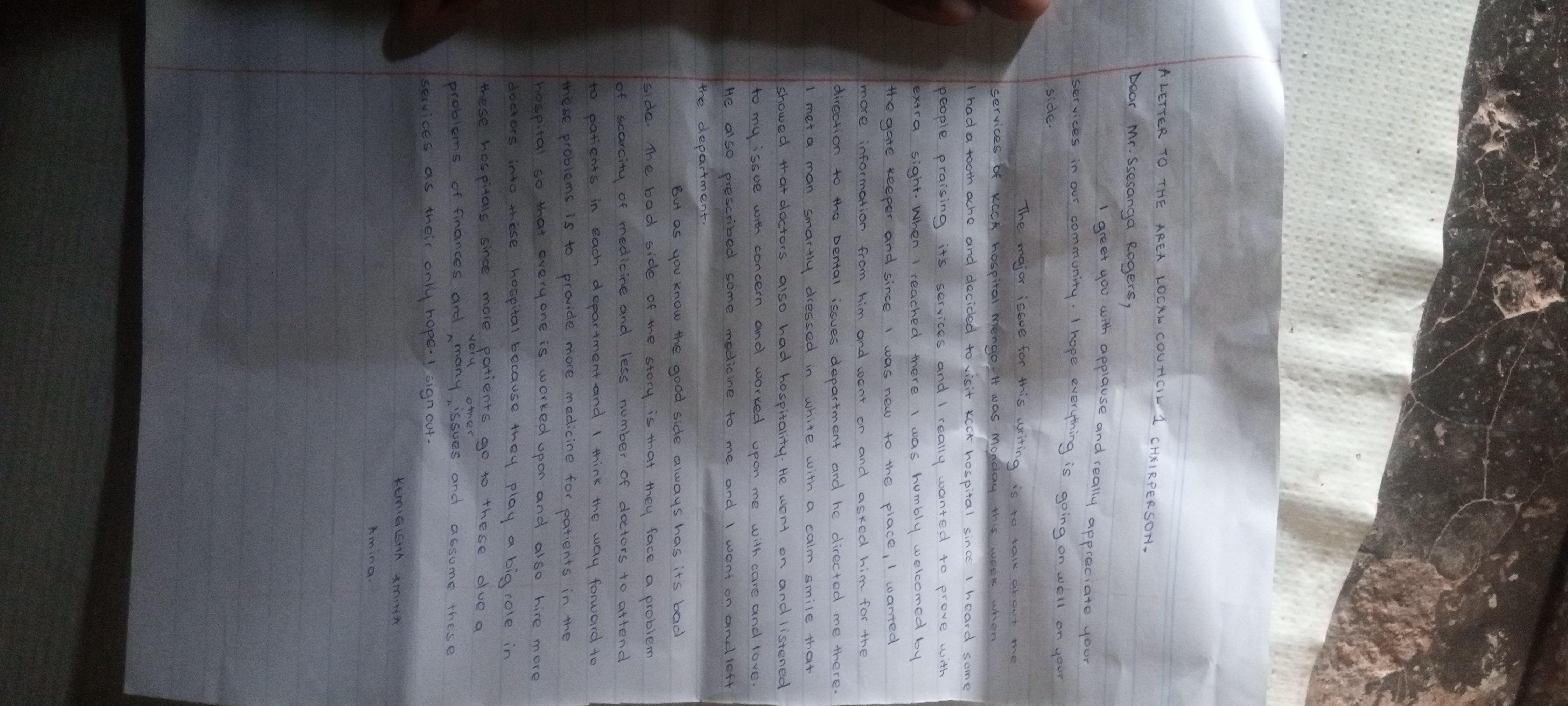 Citizen Letter