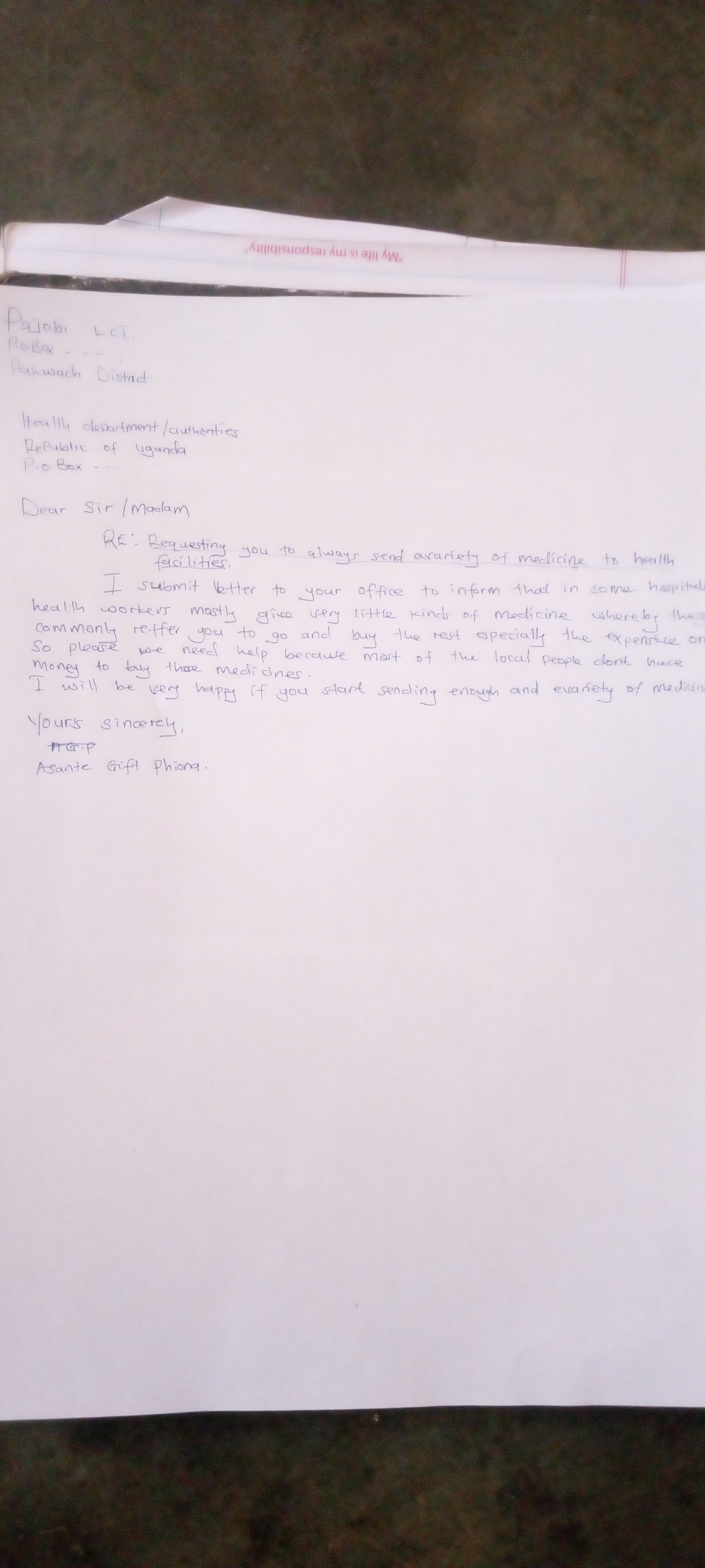 Citizen Letter